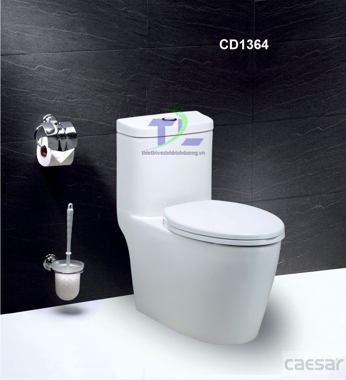 Bồn cầu sứ CAESAR CD1364